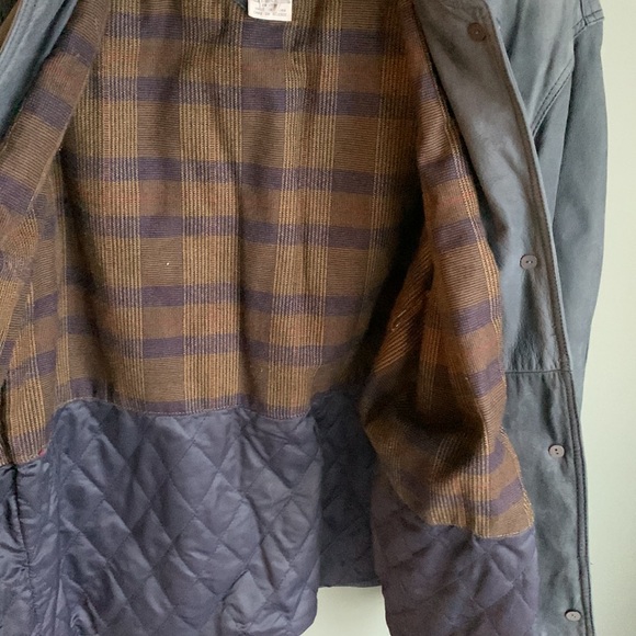 VTG Boundary Waters leather chore barn utility coat - Picture 7 of 7